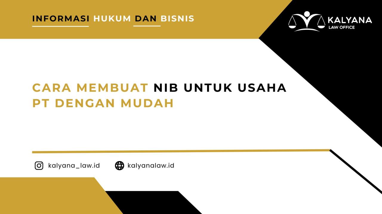 Biaya Pengurusan NIB untuk PT di Soreang