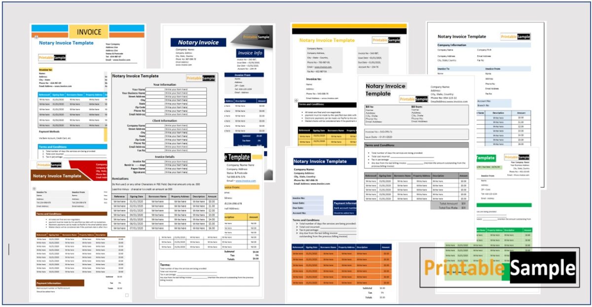 Contoh Invoice Jasa Notaris