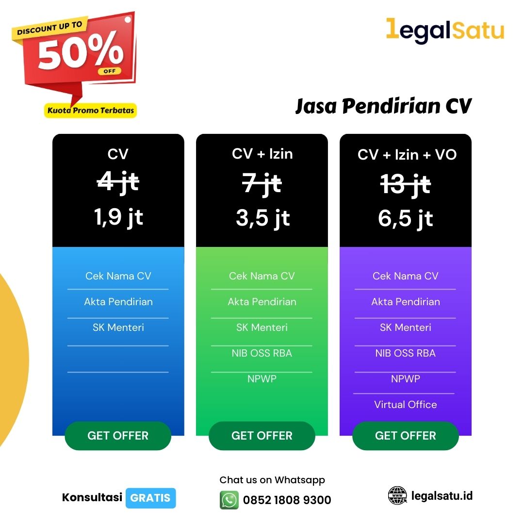 Konsultasi Jasa Pendirian CV di Soreang