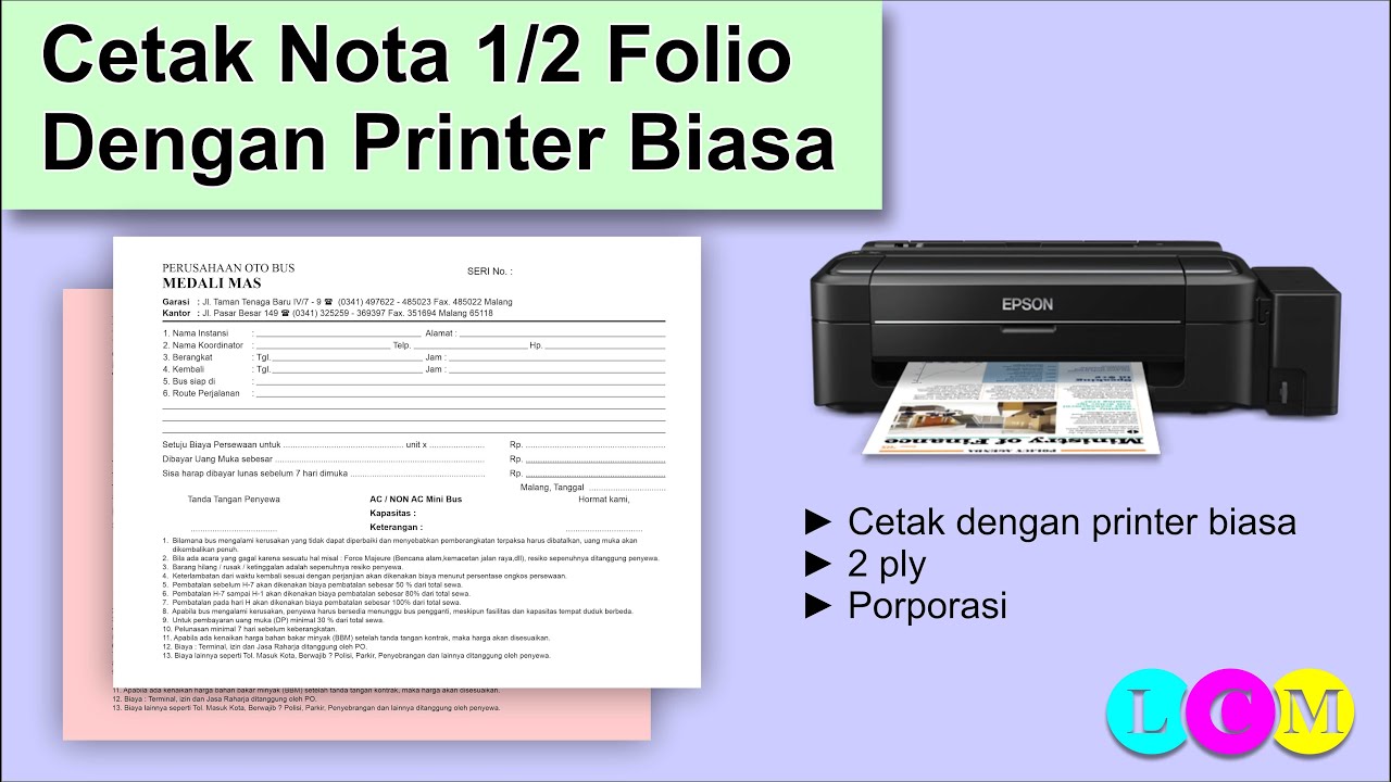 Printer Untuk Akta Notaris