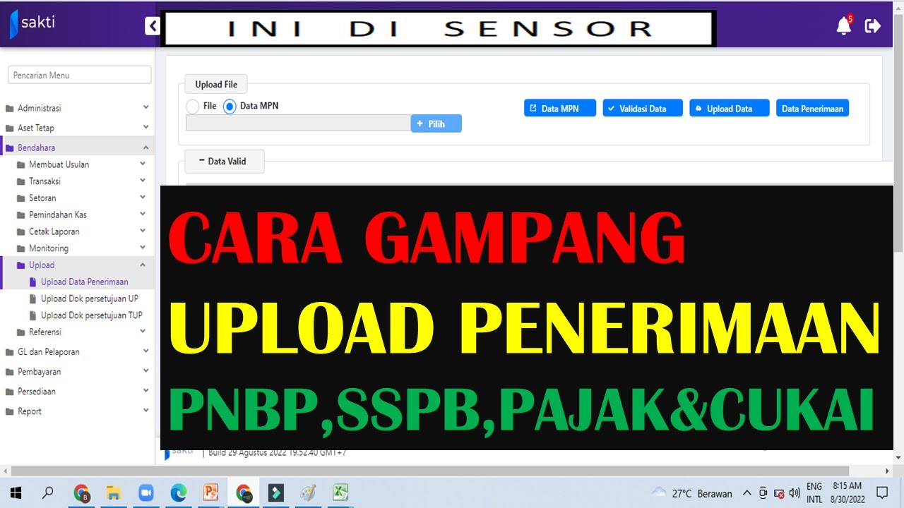 Membayar PNBP Pendaftaran PT melalui SABH